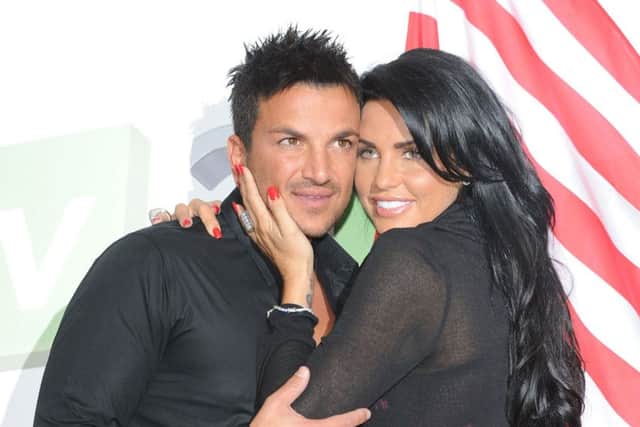 Katie Price and Peter Andre. Picture: PA
