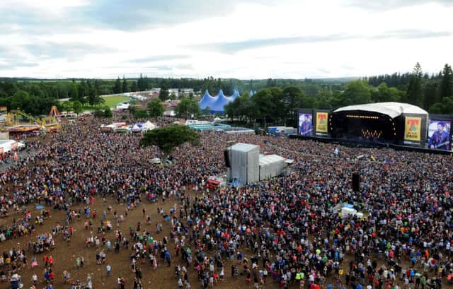 T in the Park received a £150,000 grant from the Scottish Government. Picture:  Lisa Ferguson