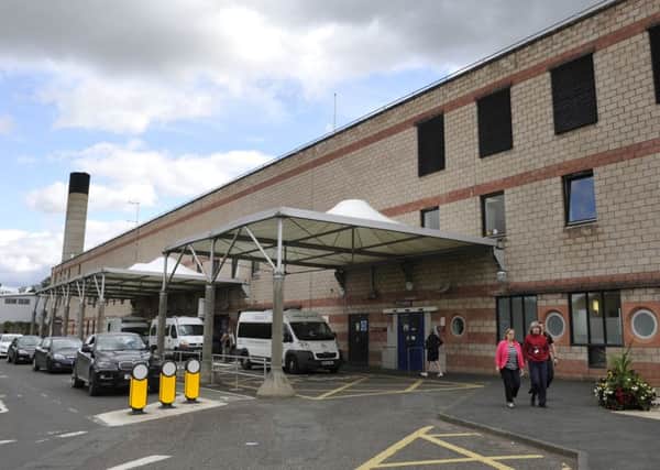The Border General Hospital near Melrose in The Scottish Borders.