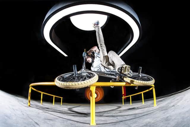 Kriss Kyle performs during the Kaleidoscope project in Glasgow. Picture: Fred Murray/Red Bull