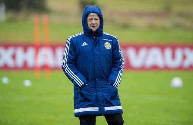 Scotland manager Gordon Strachan has joined up with Ricky Sbragias under-21 squad this week . Picture: SNS