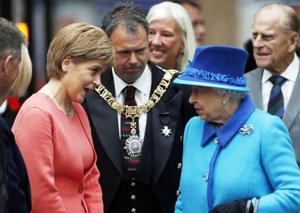 The Queen meets First Minister Nicola Sturgeon earlier this year. Picture: PA