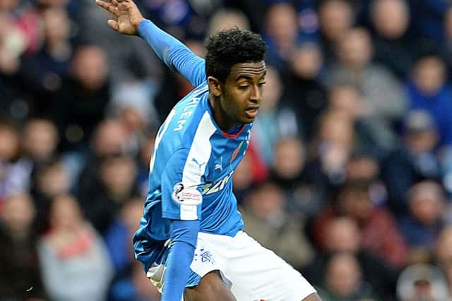 Gedion Zelalem in action for Rangers against Alloa. Picture: SNS