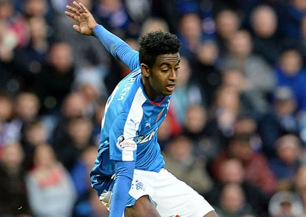 Gedion Zelalem in action for Rangers against Alloa. Picture: SNS