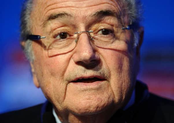 Sepp Blatter will remain in hospital until next week. Picture: PA