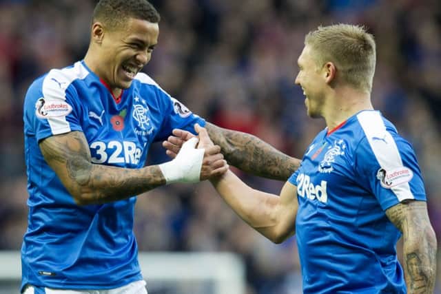 James Tavernier and Martyn Waghorn have been revelations since signing at Ibrox. Picture: SNS
