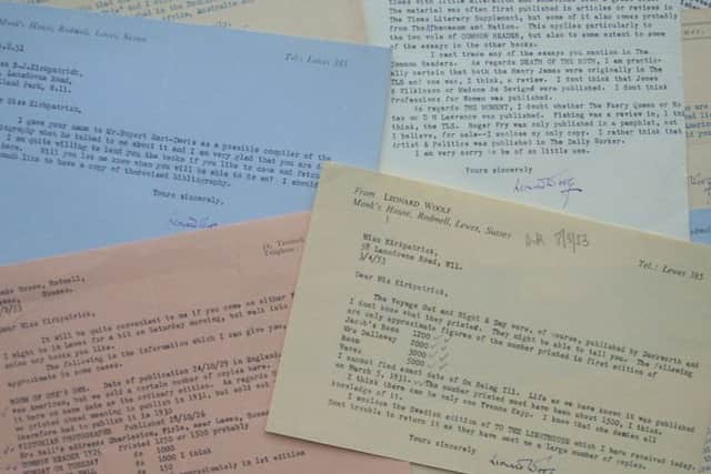 St Andrews University has acquired dozens of letters from friends and family of Virginia Woolf. Picture: University of St Andrews