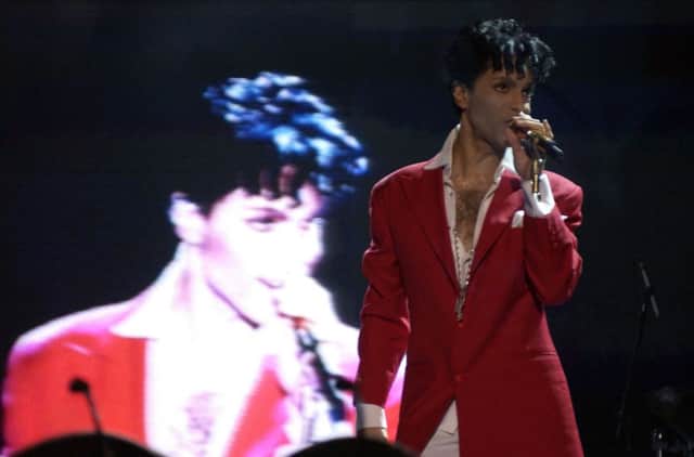 Prince: Two Glasgow shows. Picture: Getty Images