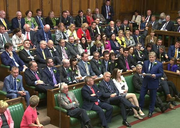 SNP MPs in the House of Commons. Picture: Contributed