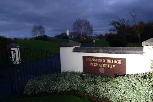 Holmsford Bridge Crematorium in Ayrshire, where Alan Fitzpatrick was cremated. Picture: Hemedia