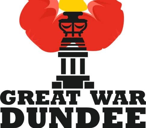 The logo of the Great War Dundee organisation, founded in 2011 and headed by historian Dr Billy Kenefick. Photo: Elsie McGaughrin