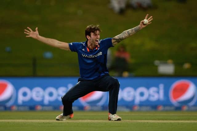 England have high hopes for left-armer Reece Topley after his performance in the first ODI. Picture: Gareth Copley/Getty Images