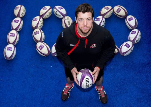 Al Dickinson was surprised to learn that he is about to make his 100th appearance for Edinburgh. Picture: SNS