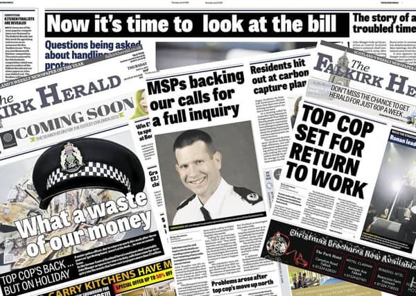 John Mauger was placed on leave in 2010 but returned to work at the Scottish Police College, Tulliallan, in 2013. Picture: TSPL