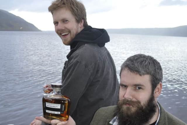 Drew Nicholson and Andy Davidson (right) have seen WhiskyBlender generate £80,000 in its latest financial year. Picture: Contributed