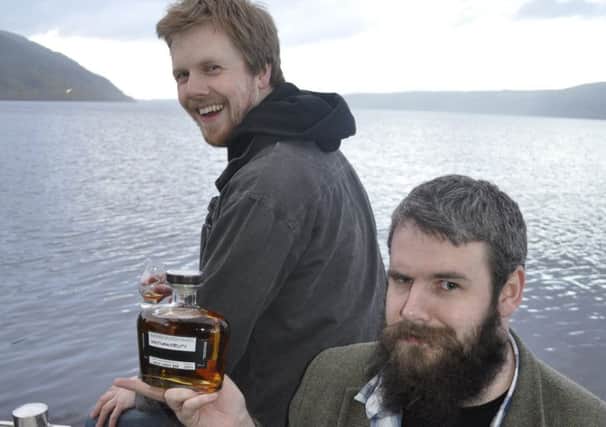 Drew Nicholson and Andy Davidson (right) have seen WhiskyBlender generate £80,000 in its latest financial year. Picture: Contributed