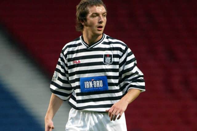 James Allan has found fame with Glasvegas but scored for Queens Park in a Challenge Cup semi. Picture: SNS Group