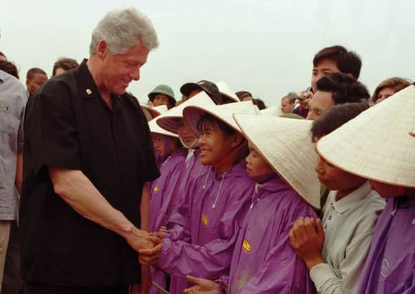On this day in 2000, Bill Clinton became the first United States president to visit Vietnam since the end of the Vietnam War in 1975. Picture: Contributed