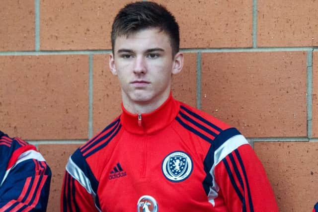 Celtic's Kieran Tierney had two assists in the game. Picture: SNS