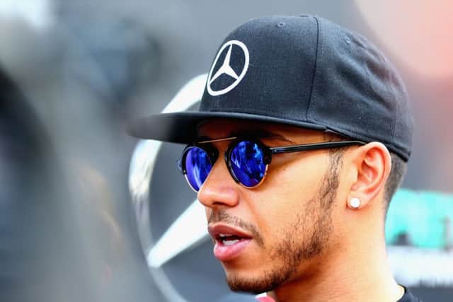Lewis Hamilton topped the time charts in first practice. Picture: Getty Images