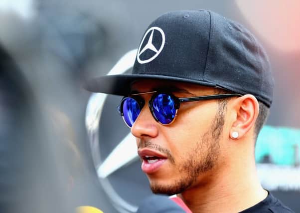 Lewis Hamilton topped the time charts in first practice. Picture: Getty Images