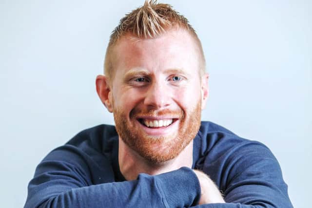 Adam Eckersley was a fans favourite at Hearts but had no problems switching to Hibs when he was offered a deal until the end of January. Picture: Toby Williams