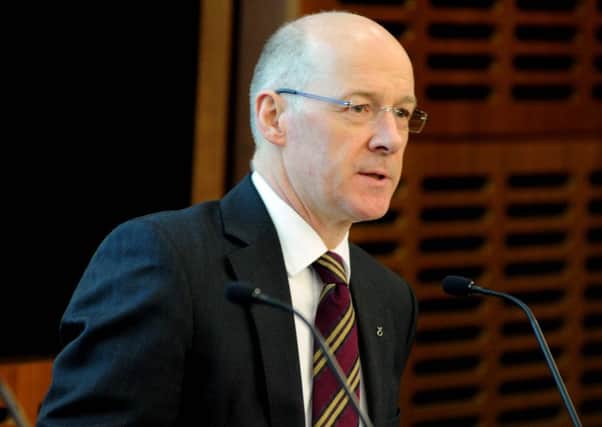 Consecutive quarters of growth under John Swinney's stewardship has given a real sense of stability. Picture: Lisa Ferguson