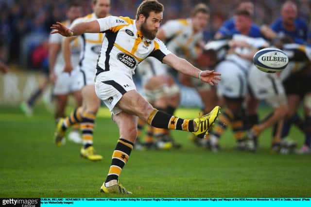 Wasps No 10 Ruaridh Jackson was in fine kicking form in Dublin with 13 of his sides 33 points. Picture: Getty Images)