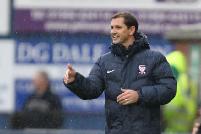 Jackie McNamara is getting back in the swing of football management with lowly York City. Picture: Gordon Clayton