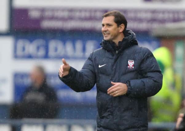 Jackie McNamara is getting back in the swing of football management with lowly York City. Picture: Gordon Clayton