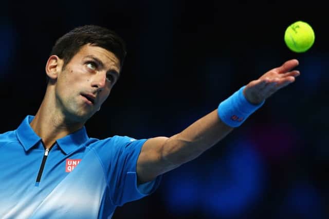 Novak Djokovic didnt hang around at the O2 Arena yesterday as he defeated Japans Kei Nishikori 6-1, 6-1 in just 65 minutes. Picture: Getty Images