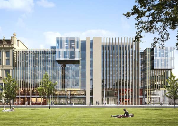 An artist's impression of the South St Andrew Square project