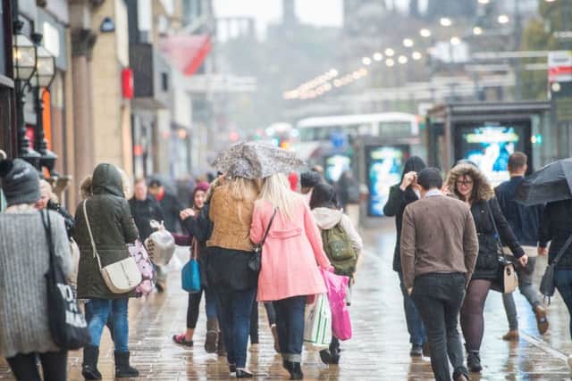 Shopper footfall fell for the sixth month running in October. Picture: Ian Georgeson
