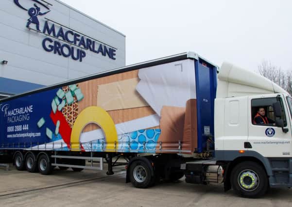 Macfarlane said operating profits from its packaging distribution arm will be 'well above' last year