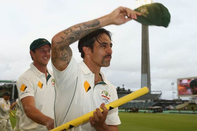Mitchell Johnson of Australia will retire from all forms of international cricket after the current series with New Zealand. Picture: Robert Cianflone/Getty Images