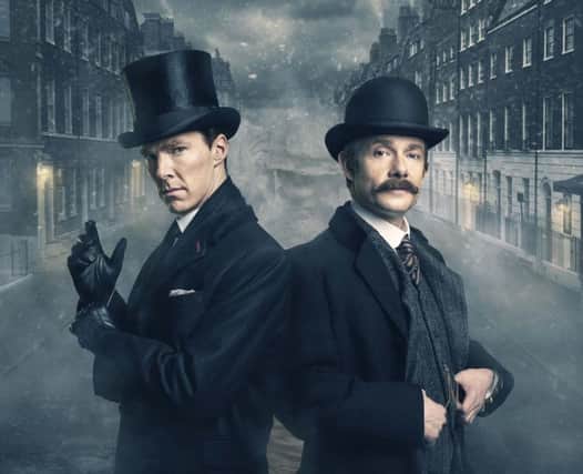 Benedict Cumberbath and Martin Freeman in Sherlock. Picture: PA