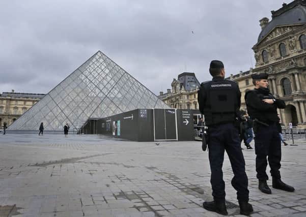 Security on the Champs Elysee was heightened. Picture: AP
