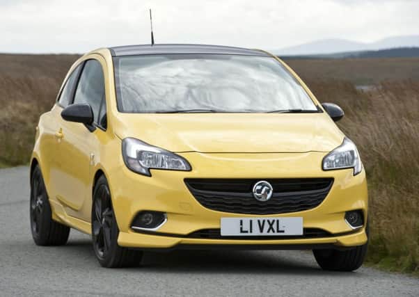 The Vauxhall Corsa is Scotland's best-selling car this year to date. Photo: Newspress/Vauxhall