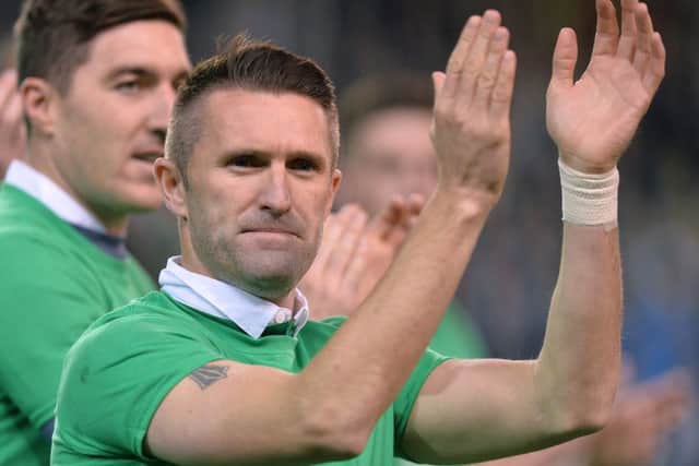 Robbie Keane and his fellow Republic of Ireland players, who failed to defeat Scotland in two attempts, enjoyed a rub of the green in reaching the finals. Picture: PA