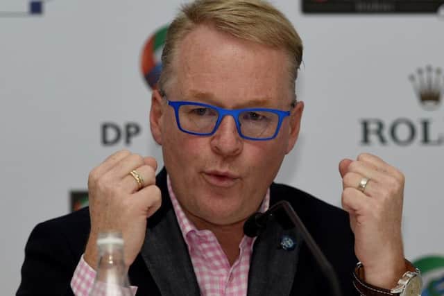 Keith Pelley: Has risked antagonising PGA and sponsor. Picture: Getty