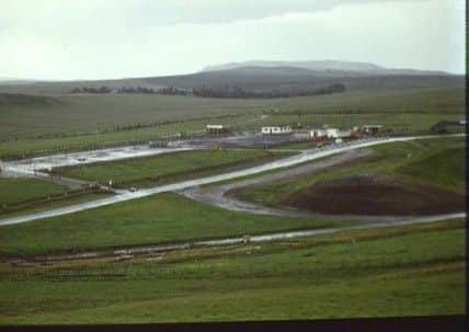 Knockhill Race Circuit in June 1985. Photo: BBC Domesday