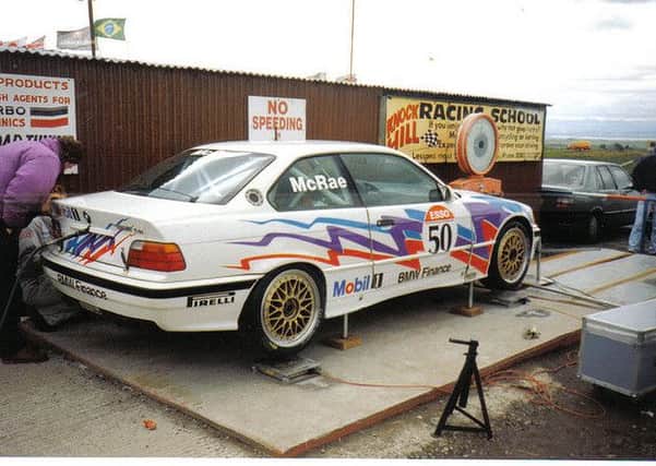 Colin McRae took part in a guest race in the BTCC at Knockhill in 1992. Photo: Spenderone