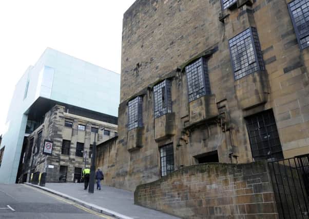 Glasgow School of Art will be refurbished by 2018. Picture: John Devlin