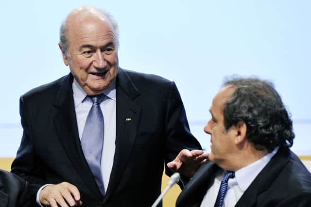 Fifa President Sepp Blatter and Uefa President Michel Platini lost their appeals against 90-day bans for financial wrongdoing.   Picture: Laszlo Beliczay/MTI via AP