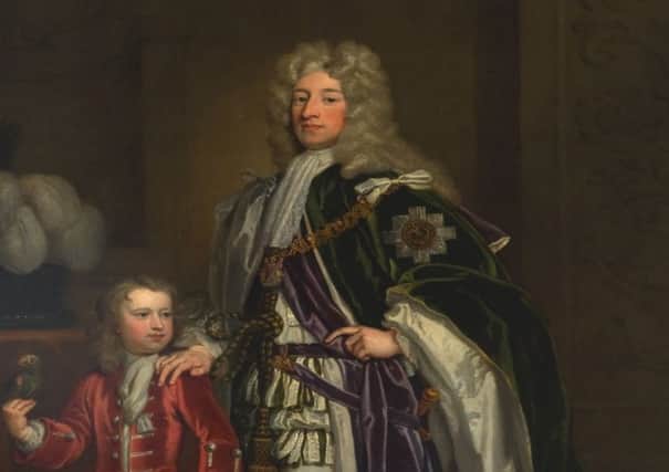 John Erskine, 6th Earl of Mar with his son Thomas