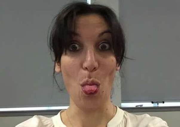 As part of the "Pull-a-face at Mouth Cancer " awareness drive for Let's Talk About Mouth Cancer, participants such as Stephanie Sammut of NHS Tayside are encouraged to post silly selfies online. Photo: Twitter