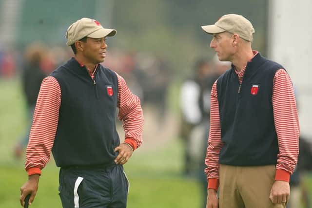 Davis Love III has named Tiger Woods, Jim Furyk and Steve Stricker as three of Team USA's vice-captains. Picture: PA