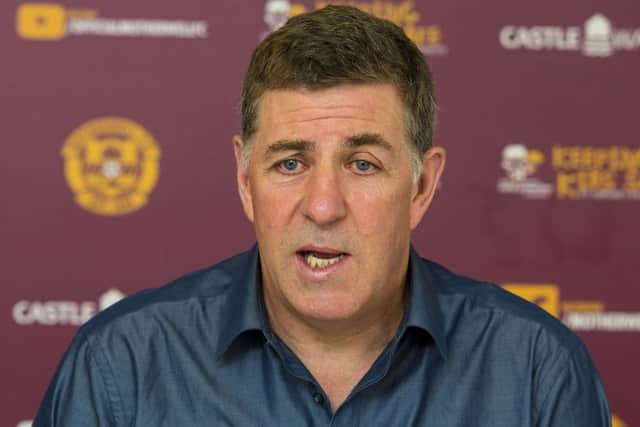 Motherwell manager Mark McGhee. Picture: SNS