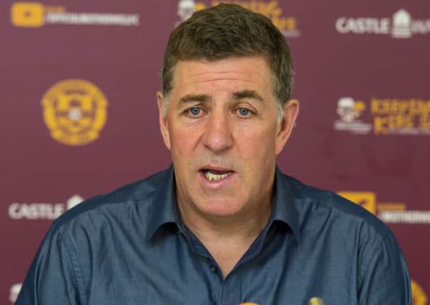 Motherwell manager Mark McGhee. Picture: SNS