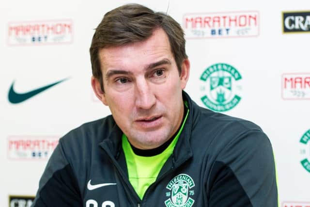 Alan Stubbs believes the Premiership would be much better with Hibs and Rangers both in it. Picture: SNS